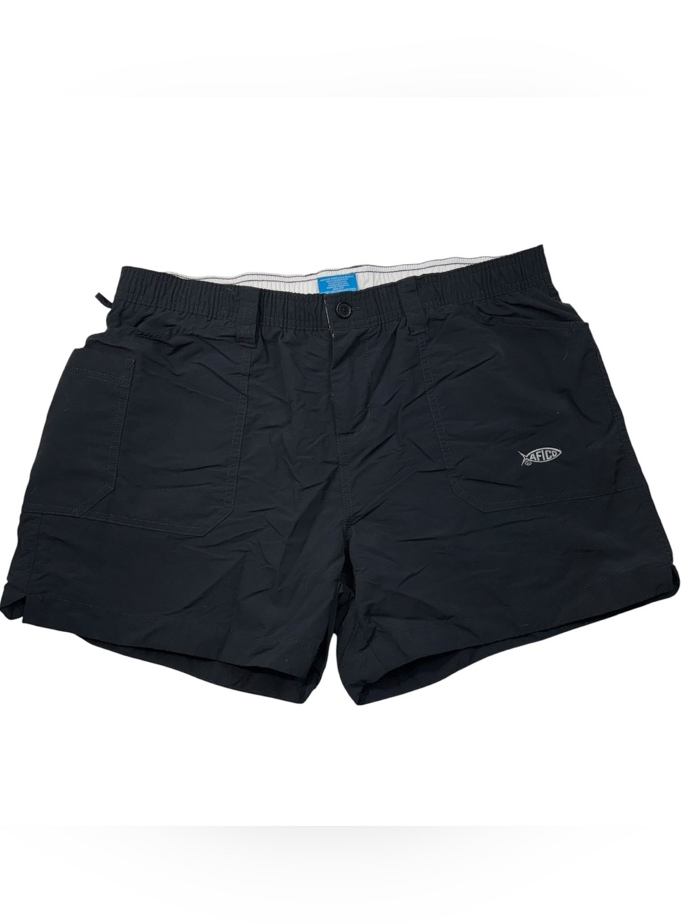 Aftco Women's Black Performance Quick Dry Fishing Shorts Athletic Moisture Wick